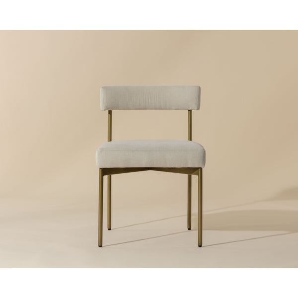 Seneca Dining Chair - Antique Brass - Danny Ivory