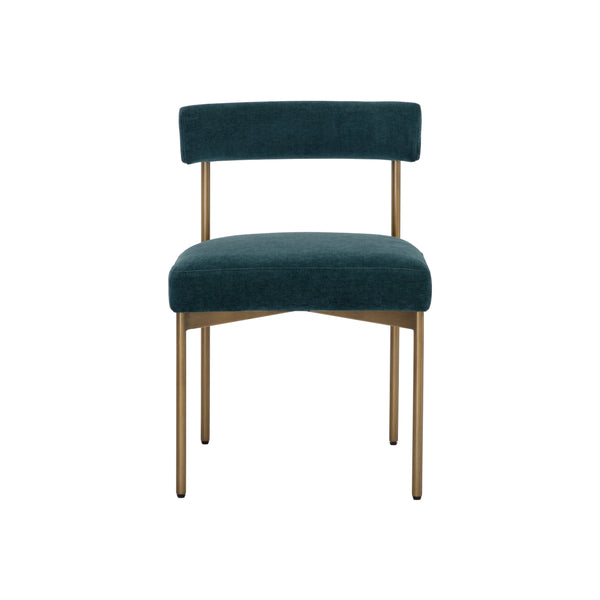 Seneca Dining Chair - Antique Brass - Danny Teal