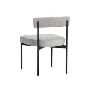 Seneca Dining Chair - Black - Polo Club Stone