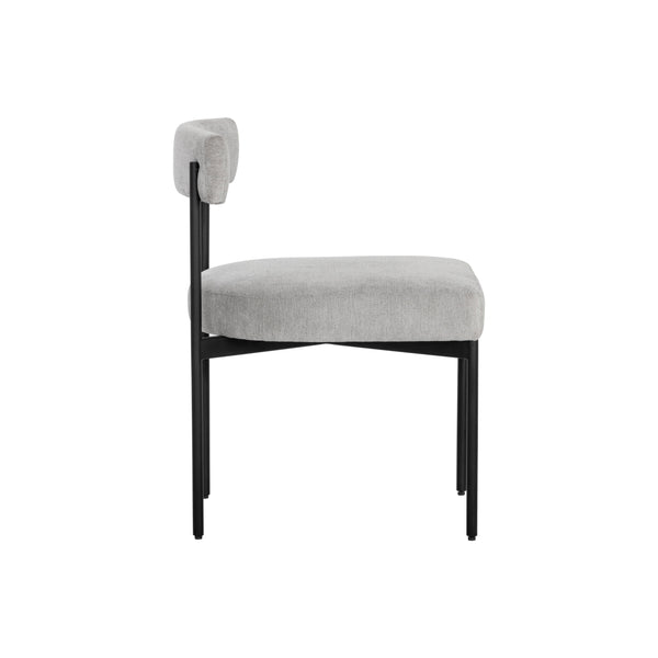 Seneca Dining Chair - Black - Polo Club Stone
