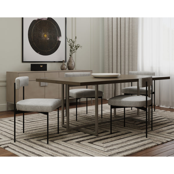 Seneca Dining Chair - Black - Polo Club Stone