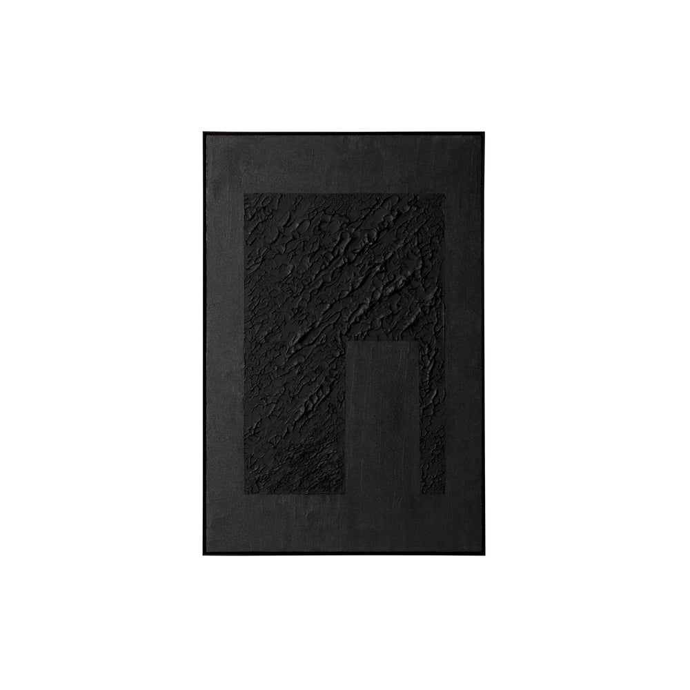 Shadow Work - 40" X 60" - Black Floater Frame