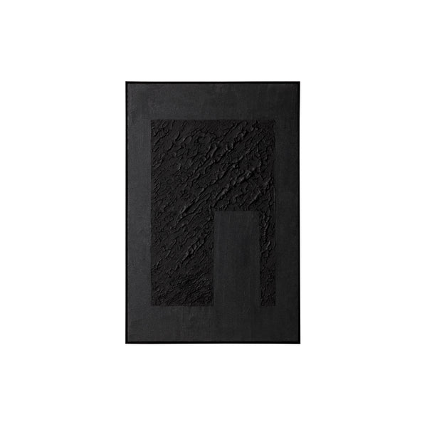 Shadow Work - 40" X 60" - Black Floater Frame