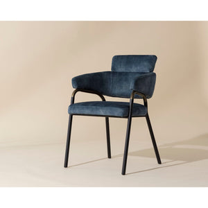 Sharqui Dining Armchair - Nono Petrol