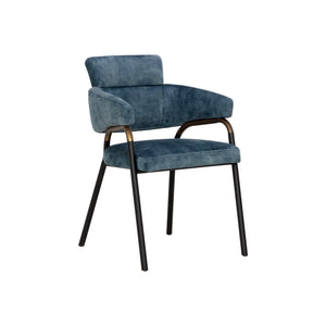 Sharqui Dining Armchair - Nono Petrol