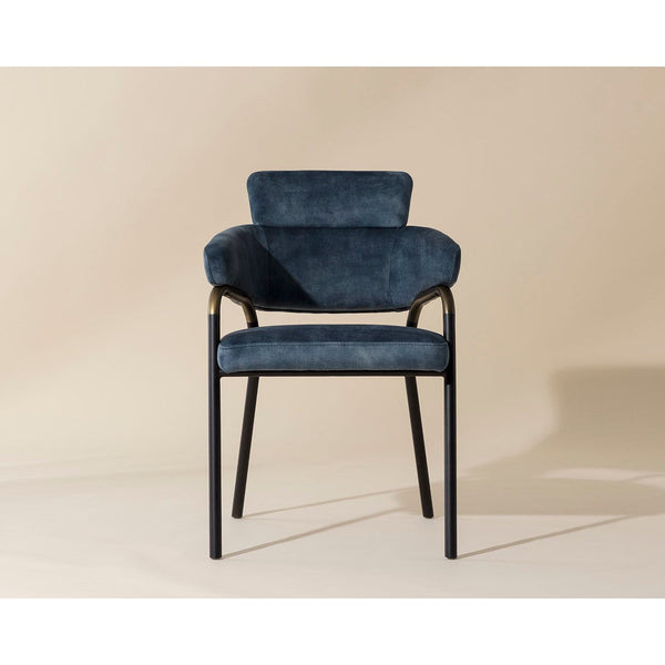 Sharqui Dining Armchair - Nono Petrol