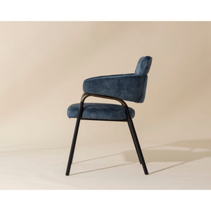 Sharqui Dining Armchair - Nono Petrol