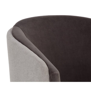 Sheva Dining Armchair - Ernst Sandstone / Meg Ash