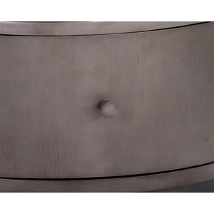 Siena Nightstand Round - Gunmetal