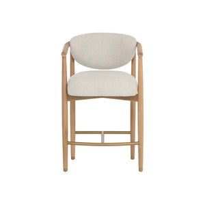 Sigrid Counter Stool - Light Oak - Monument Oatmeal