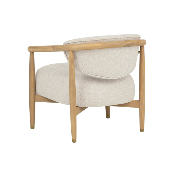 Sigrid Lounge Chair - Light Oak - Monument Oatmeal