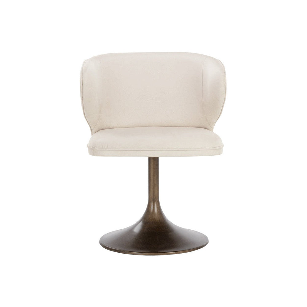 Simone Swivel Dining Chair - Casablanca Cloud