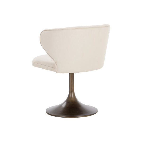 Simone Swivel Dining Chair - Casablanca Cloud