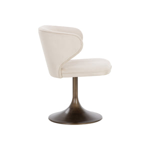 Simone Swivel Dining Chair - Casablanca Cloud