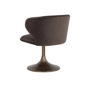 Simone Swivel Dining Chair - Meg Ash