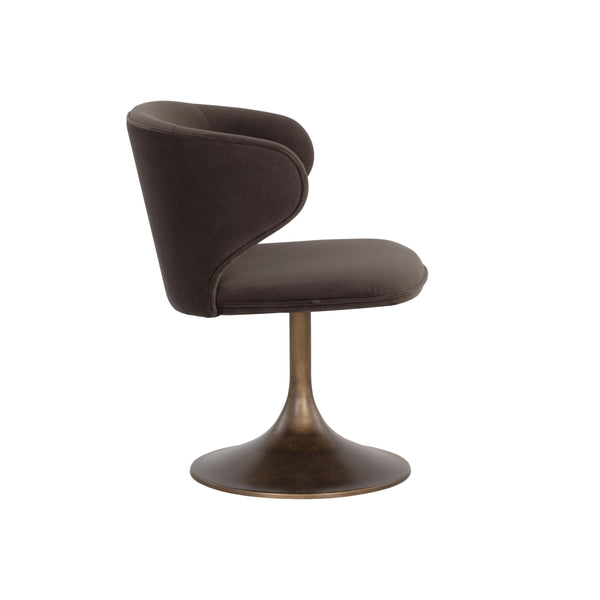 Simone Swivel Dining Chair - Meg Ash