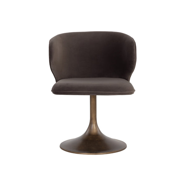 Simone Swivel Dining Chair - Meg Ash
