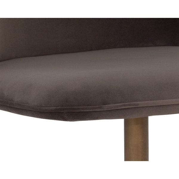 Simone Swivel Dining Chair - Meg Ash