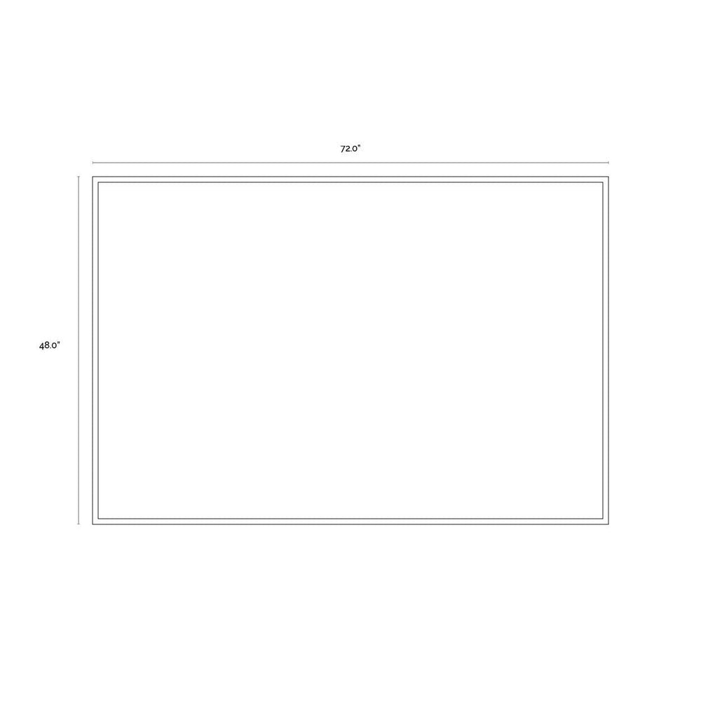 Smoke Screen - 72" X 48" - Black Floater Frame