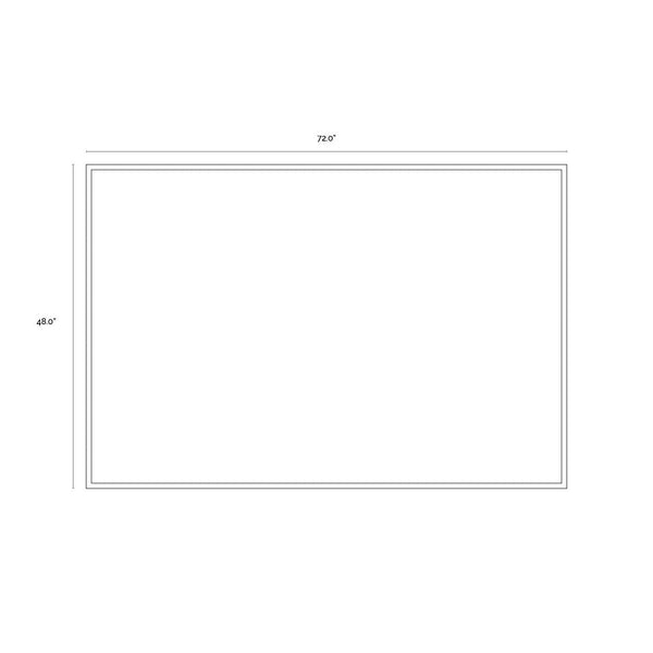 Smoke Screen - 72" X 48" - Black Floater Frame