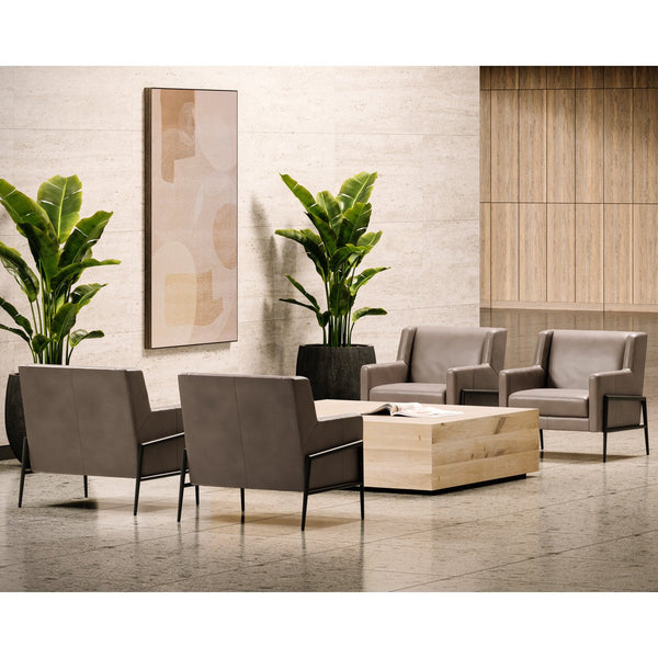 Smooth Operator - 72" X 48" - Light Brown Floater Frame