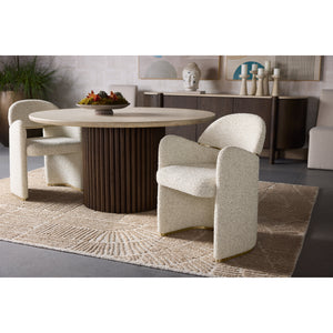 Snowden Dining Armchair - Noah Ecru