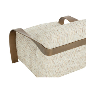 Sonesta Lounge Chair - Antique Brass - Haute Cobblestone