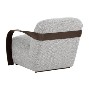 Sonesta Lounge Chair - Dark Bronze - Helios Check Black