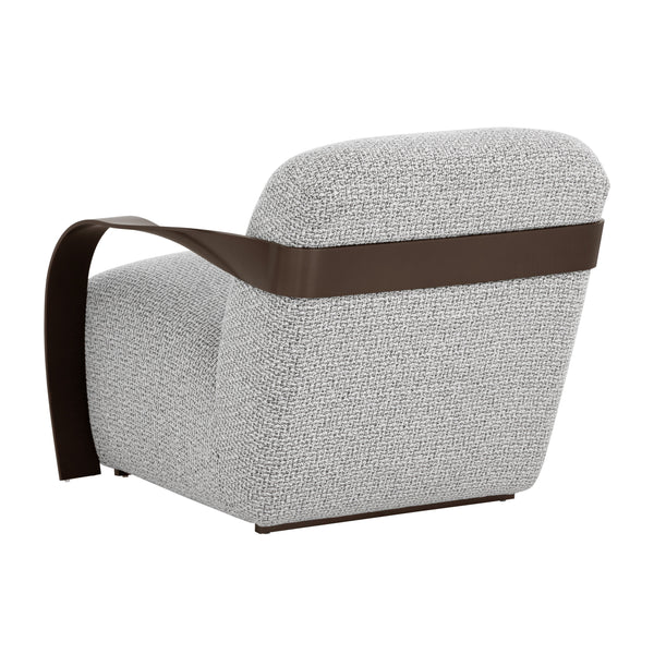 Sonesta Lounge Chair - Dark Bronze - Helios Check Black