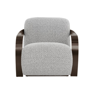 Sonesta Lounge Chair - Dark Bronze - Helios Check Black