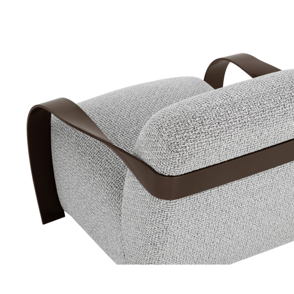 Sonesta Lounge Chair - Dark Bronze - Helios Check Black