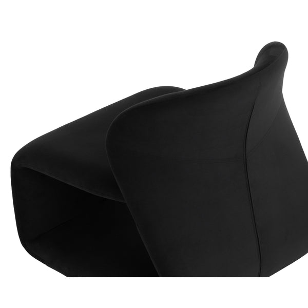 Sophiene Lounge Chair - Abbington Black