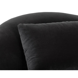 Soraya Swivel Armless Chair - Shadow Grey