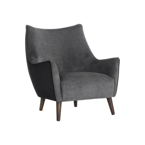 Sorrel Lounge Chair - Polo Club Kohl Grey / Abbington Black