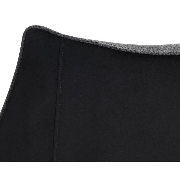 Sorrel Lounge Chair - Polo Club Kohl Grey / Abbington Black