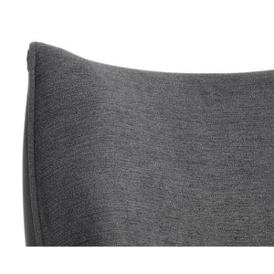 Sorrel Lounge Chair - Polo Club Kohl Grey / Abbington Black