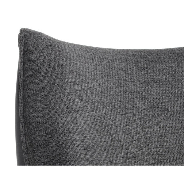 Sorrel Lounge Chair - Polo Club Kohl Grey / Abbington Black