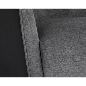 Sorrel Lounge Chair - Polo Club Kohl Grey / Abbington Black