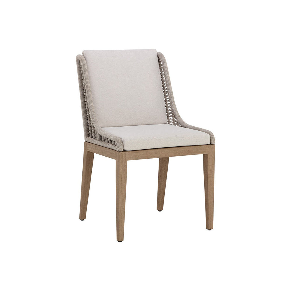 Sorrento Dining Chair - Drift Brown - Palazzo Cream