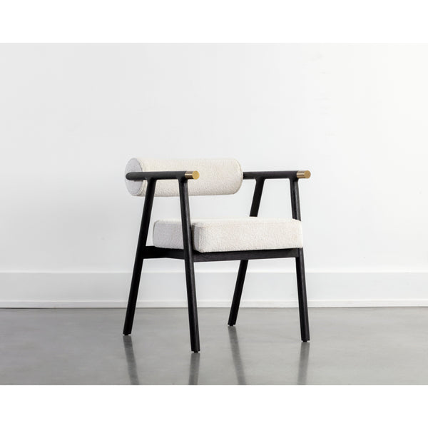 Sova Dining Armchair - Black - Copenhagen White