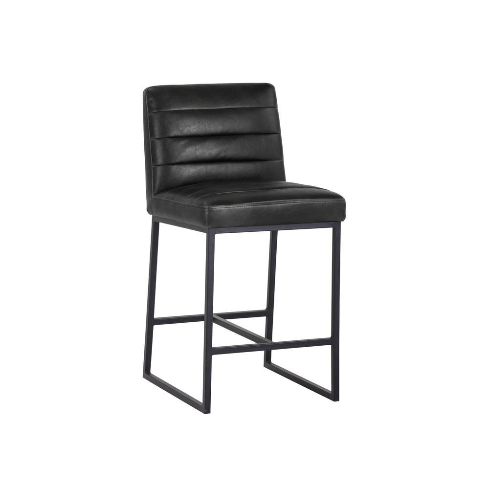 Spyros Counter Stool - Coal Black