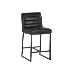 Spyros Counter Stool - Coal Black