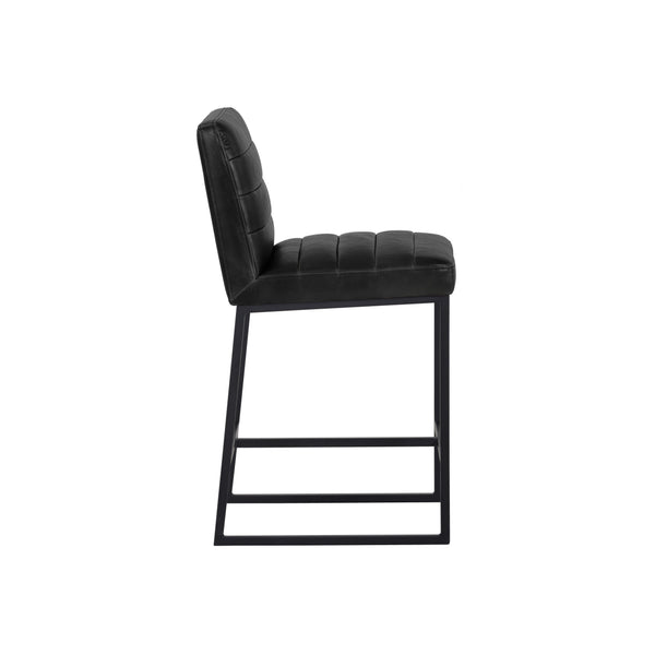 Spyros Counter Stool - Coal Black