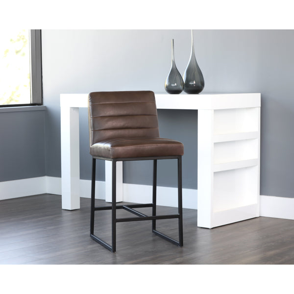 Spyros Counter Stool - Havana Dark Brown