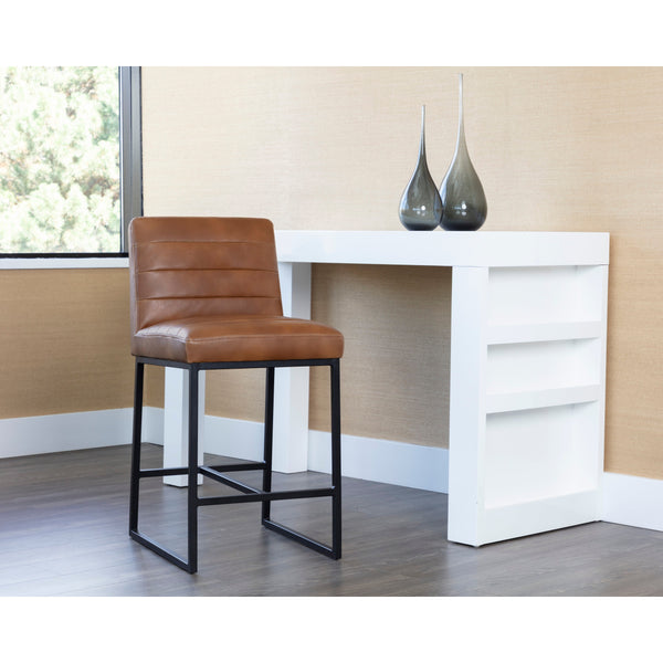 Spyros Counter Stool - Tobacco Tan