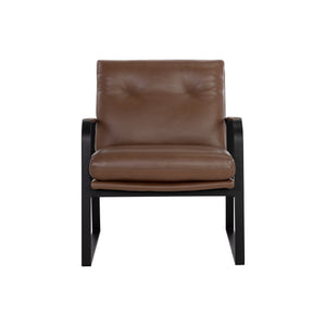Sterling Lounge Chair - Missouri Mahogany Leather