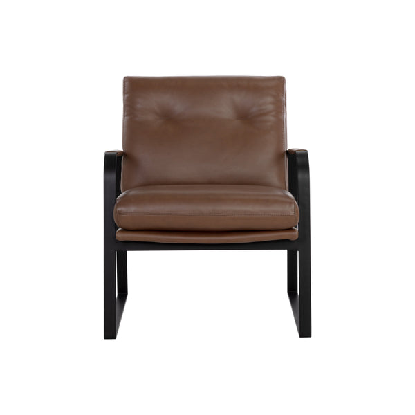 Sterling Lounge Chair - Missouri Mahogany Leather