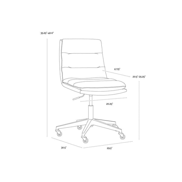 Stinson Office Chair - Bravo Cream