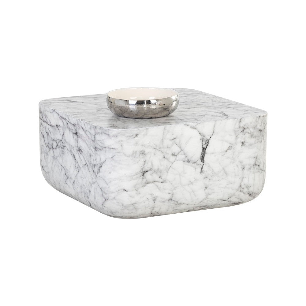 Strut Coffee Table - Marble Look