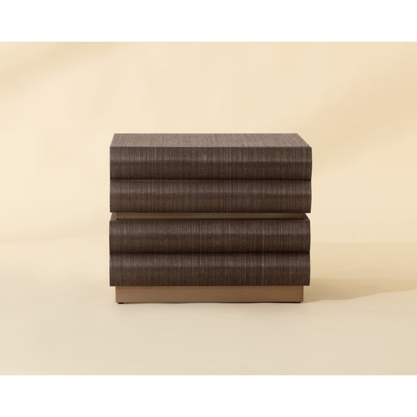 Subira Nightstand - Chocolate